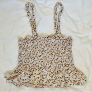 AEO Don’t Ask Why Floral Crop Top